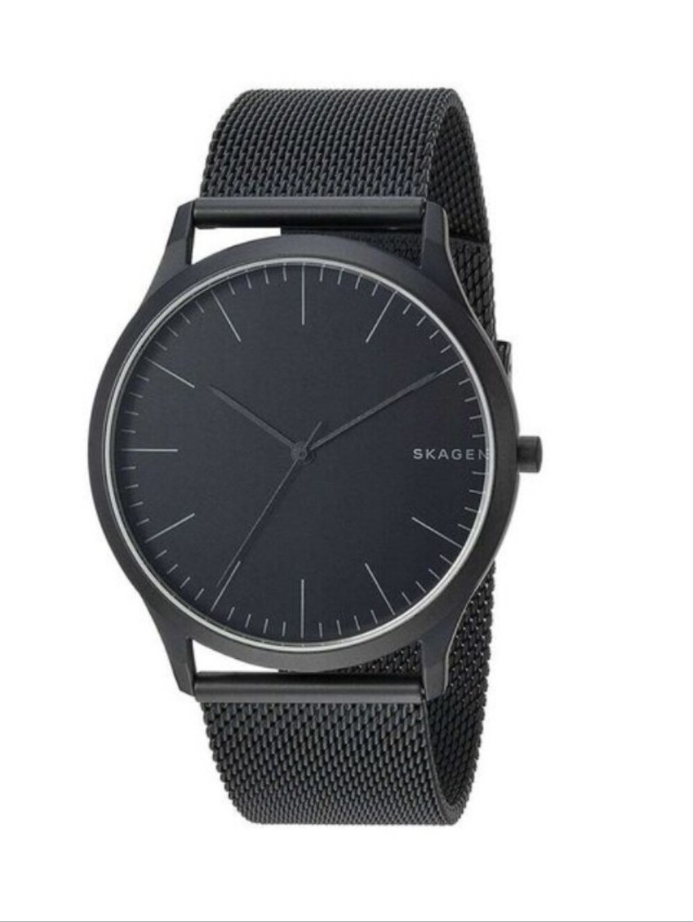 Skagen Jorn Watch Mens 41mm Mesh Band 5ATM - Black NWT